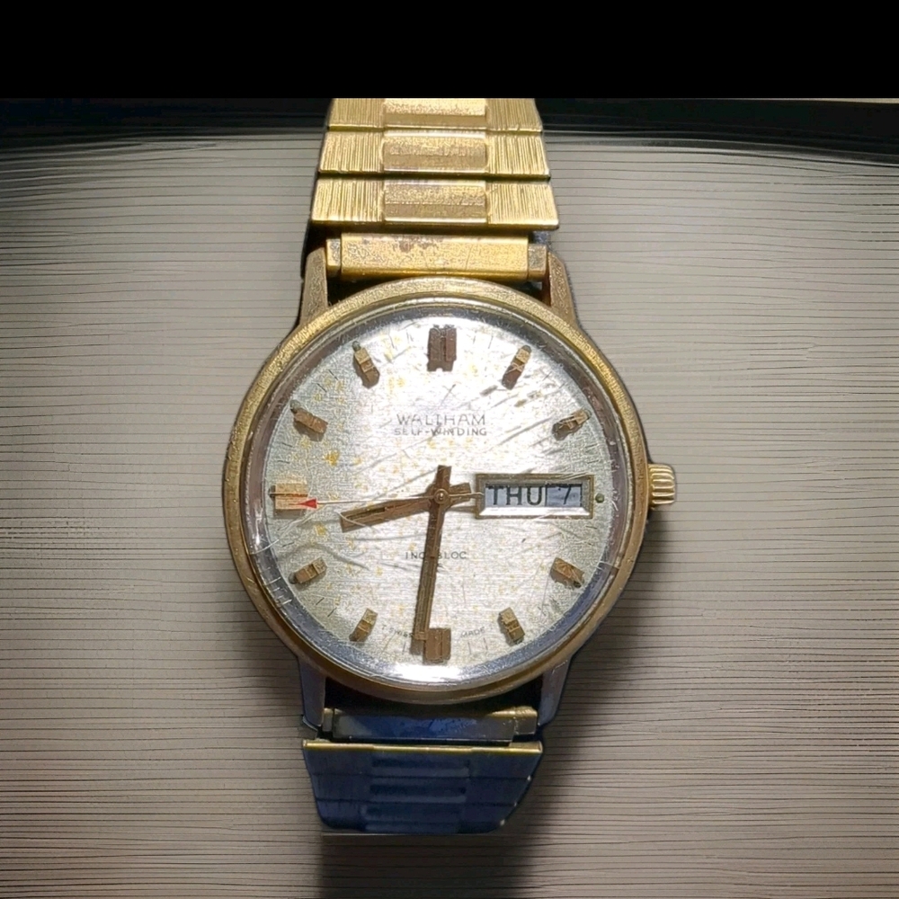Waltham Two-Tone Gold and Silver Men's Watch
